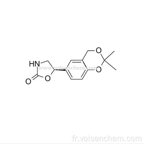 CAS 452339-73-0, Intermédiaires de Vilanterol (5R) -2-Oxazolidinone, 5- (2,2-di-méthyl-4H-1,3-benzodioxin-6-yle